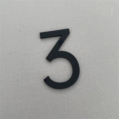 Numerio lentelė Lipni durų plokštė akrilas 3D skaitmuo Vartų skaitmenys Dekoratyviniai lipdukai Etiketė Viešbutis namų aksesuarams