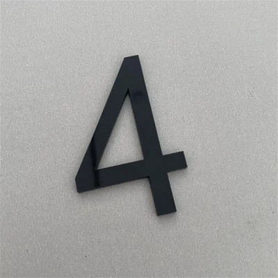 Numerio lentelė Lipni durų plokštė akrilas 3D skaitmuo Vartų skaitmenys Dekoratyviniai lipdukai Etiketė Viešbutis namų aksesuarams