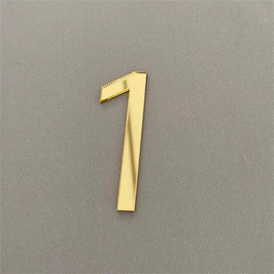 Numerio lentelė Lipni durų plokštė akrilas 3D skaitmuo Vartų skaitmenys Dekoratyviniai lipdukai Etiketė Viešbutis namų aksesuarams