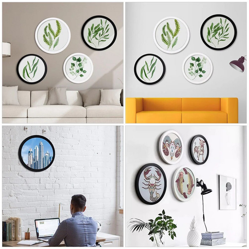 Seinale riputatav ümmargune pildiraam Elutuba Magamistuba Dekoratiivne pilt