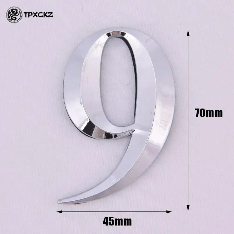 Lipnus durų numerio ženklas Namo numerio skaitmuo Buto viešbučio biuro lipdukas