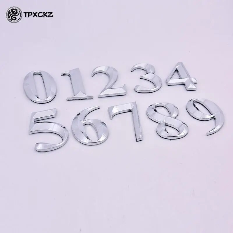 Lipnus durų numerio ženklas Namo numerio skaitmuo Buto viešbučio biuro lipdukas