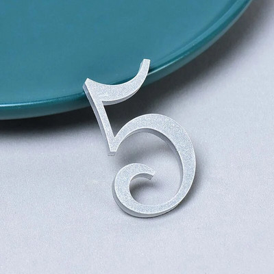 0 kuni 9 Plastikust numbrisilt Hotelli aadressi uksesilt Kodukleebis 3D-numbriline uksetahvel Maja sahtlisildi plaadistusvärava numbrid