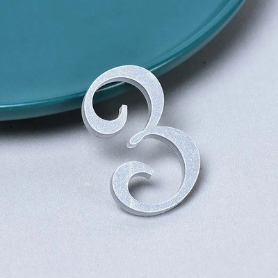 0 kuni 9 Plastikust numbrisilt Hotelli aadressi uksesilt Kodukleebis 3D-numbriline uksetahvel Maja sahtlisildi plaadistusvärava numbrid