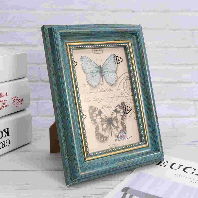 2 tk magamistoa kaunistus isikupärastatud fotoraam kodu lauaarvuti puidust lihtsad vanaaegsed pildiraamid