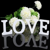 11CM Letras Samostojeća drvena abeceda Bijela drvena slova Dekoracija doma Ukrasi za vjenčanje DIY Personalizirani dizajn imena