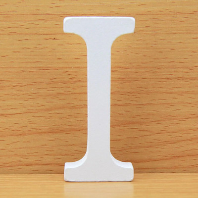 11CM Letras Samostojeća drvena abeceda Bijela drvena slova Dekoracija doma Ukrasi za vjenčanje DIY Personalizirani dizajn imena