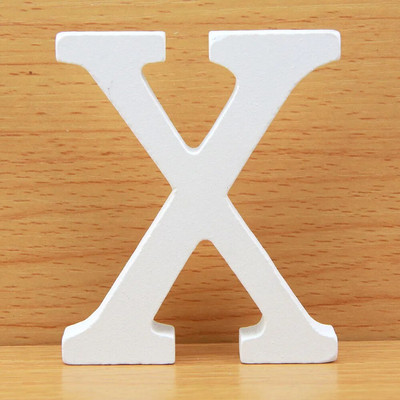 11CM Letras Samostojeća drvena abeceda Bijela drvena slova Dekoracija doma Ukrasi za vjenčanje DIY Personalizirani dizajn imena