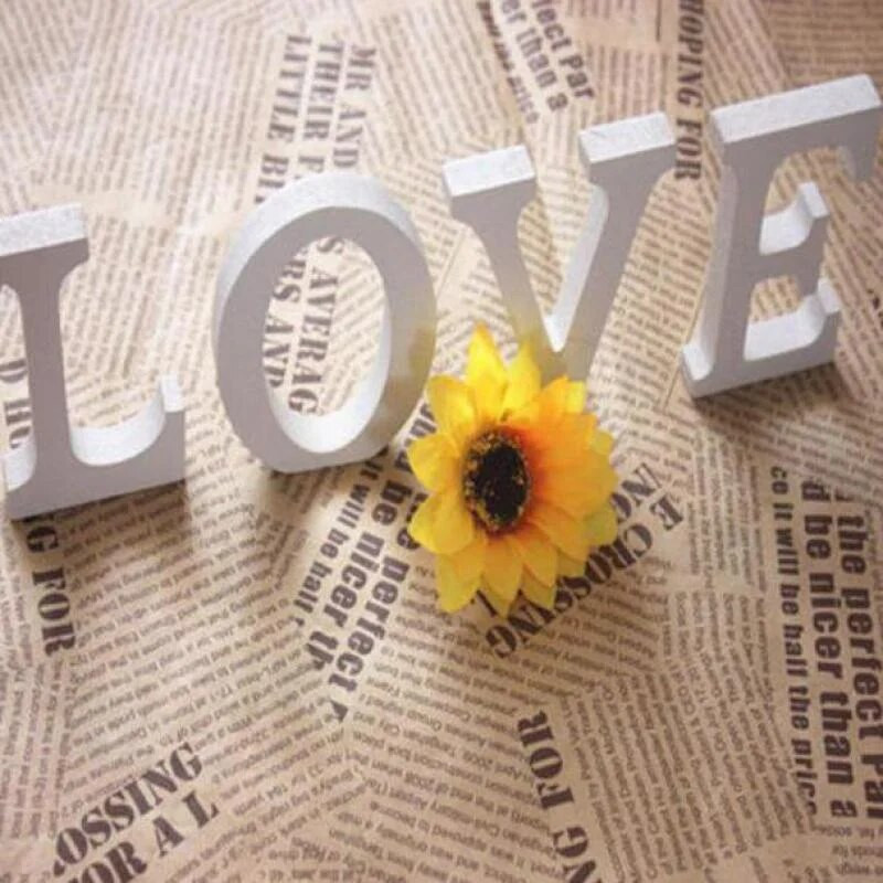 11CM Letras Samostojeća drvena abeceda Bijela drvena slova Dekoracija doma Ukrasi za vjenčanje DIY Personalizirani dizajn imena