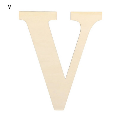 30 cm DIY tühi värvitav puidust käsitöö kodukaunistus peotarbed seinaukse kaunistused lõpetamata tähestik puidust tähed