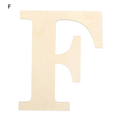 30 cm DIY tühi värvitav puidust käsitöö kodukaunistus peotarbed seinaukse kaunistused lõpetamata tähestik puidust tähed