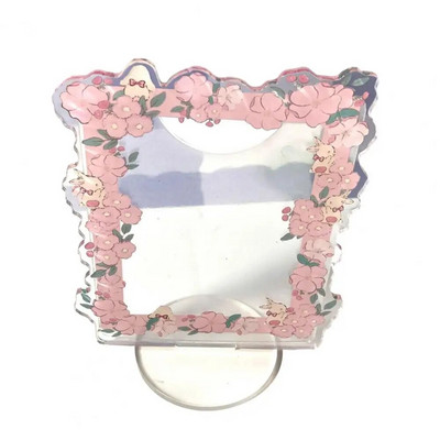 Prekrasan držač za fotokarticu, šarmantni okvir za fotografije, valoviti rub, ukrasni mali stalak za kartice, zvijezda od 3 inča