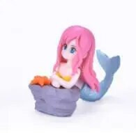 4 Stilių namų dekoras Undinėlės dervos figūrėlės torto viršaus papuošimai Statula Decoración Hogar Estetinės figūros Decoracao Para Sala