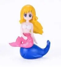 4 Stilių namų dekoras Undinėlės dervos figūrėlės torto viršaus papuošimai Statula Decoración Hogar Estetinės figūros Decoracao Para Sala