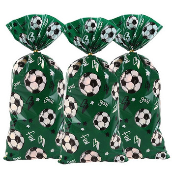 50 τμχ Τσάντες συσκευασίας δώρου με θέμα το ποδόσφαιρο Τσάντες ποδοσφαίρου Τσάντα μπισκότων με ποπ κορν Τσάντες μπομπονιέρες για αγόρια για πάρτι γενεθλίων