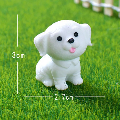 12 TK Kääbus koerakujukesed Kääbus terraariumi meisterdamine Realistlikud loomad Koerad isetegemiseks Mikromaastik Haldjaaia tarvikud