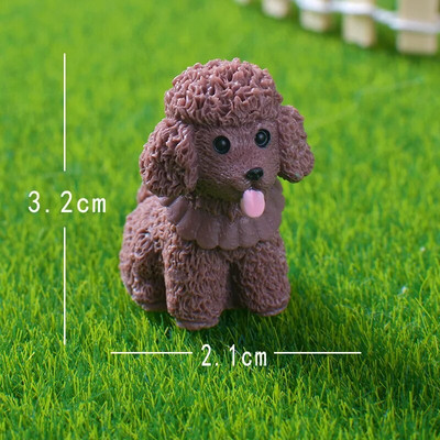 12 TK Kääbus koerakujukesed Kääbus terraariumi meisterdamine Realistlikud loomad Koerad isetegemiseks Mikromaastik Haldjaaia tarvikud