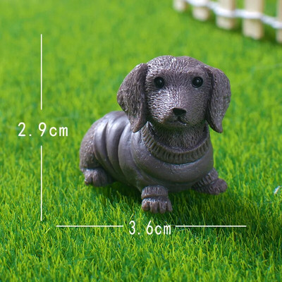 12 TK Kääbus koerakujukesed Kääbus terraariumi meisterdamine Realistlikud loomad Koerad isetegemiseks Mikromaastik Haldjaaia tarvikud