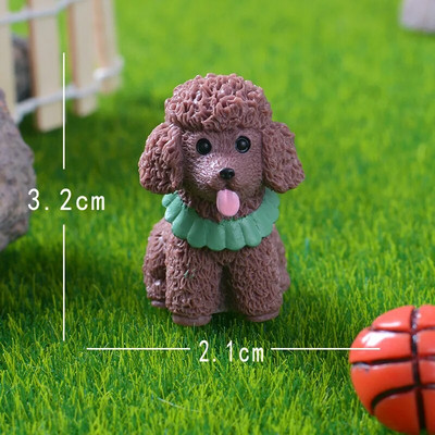 12 TK Kääbus koerakujukesed Kääbus terraariumi meisterdamine Realistlikud loomad Koerad isetegemiseks Mikromaastik Haldjaaia tarvikud