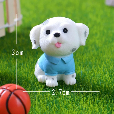 12 TK Kääbus koerakujukesed Kääbus terraariumi meisterdamine Realistlikud loomad Koerad isetegemiseks Mikromaastik Haldjaaia tarvikud