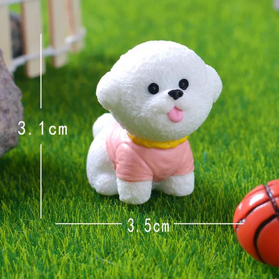 12 TK Kääbus koerakujukesed Kääbus terraariumi meisterdamine Realistlikud loomad Koerad isetegemiseks Mikromaastik Haldjaaia tarvikud