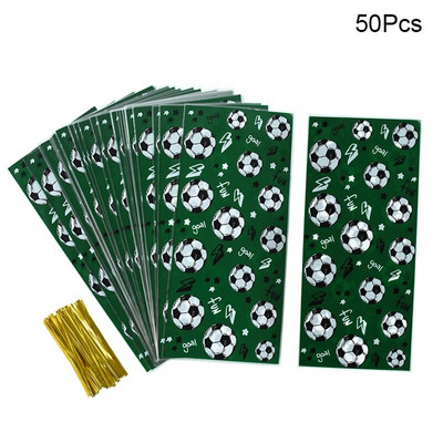 Nogometna zabava Vrećica za slatkiše s upletenim vezicama Dječji dječaci Rođendanska sportska nogometna zabava Vrećica za pakiranje poklona