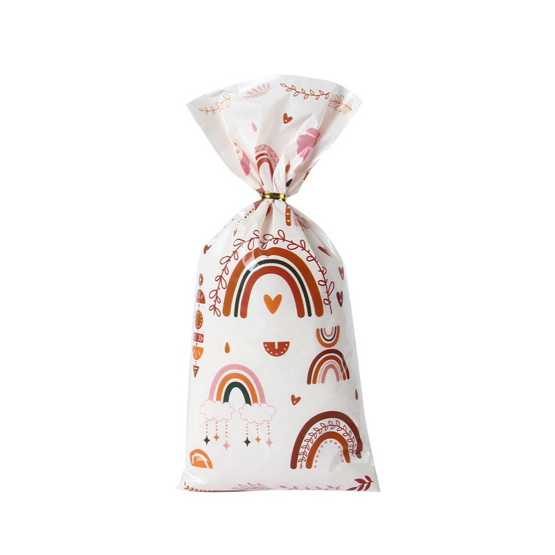 Bohemian Rainbow Goody Bag Kommikotid Sünnipäevapeo Sisustus Lapsed Täiskasvanud Pulmad Õues toimuvad sünnipäevatarbed Baby Shower Decor
