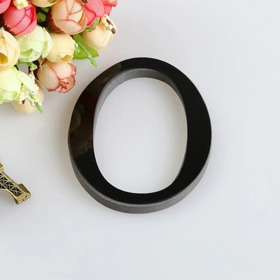 3D angol betűs tükör falmatrica fekete akril ábécé barkács művészet falfestmény plakáttartozékok otthoni esküvői faldíszekhez