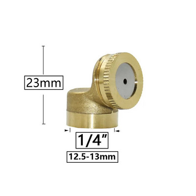 Farm Garden vario purkštuvo antgalis 1/2/3/4 purkštuko galvutė Žemės ūkis šiltnamio efektą sukeliančių pesticidų rūko purškimo purkštuvas 1/4 1/2" sriegis