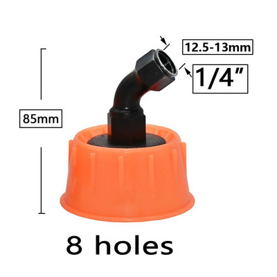 Farm Garden vario purkštuvo antgalis 1/2/3/4 purkštuko galvutė Žemės ūkis šiltnamio efektą sukeliančių pesticidų rūko purškimo purkštuvas 1/4 1/2" sriegis