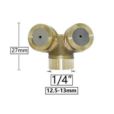 Farm Garden vario purkštuvo antgalis 1/2/3/4 purkštuko galvutė Žemės ūkis šiltnamio efektą sukeliančių pesticidų rūko purškimo purkštuvas 1/4 1/2" sriegis