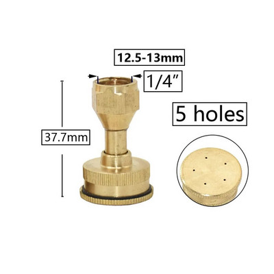 Farm Garden vario purkštuvo antgalis 1/2/3/4 purkštuko galvutė Žemės ūkis šiltnamio efektą sukeliančių pesticidų rūko purškimo purkštuvas 1/4 1/2" sriegis