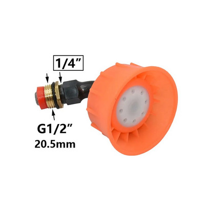 Farm Garden vario purkštuvo antgalis 1/2/3/4 purkštuko galvutė Žemės ūkis šiltnamio efektą sukeliančių pesticidų rūko purškimo purkštuvas 1/4 1/2" sriegis