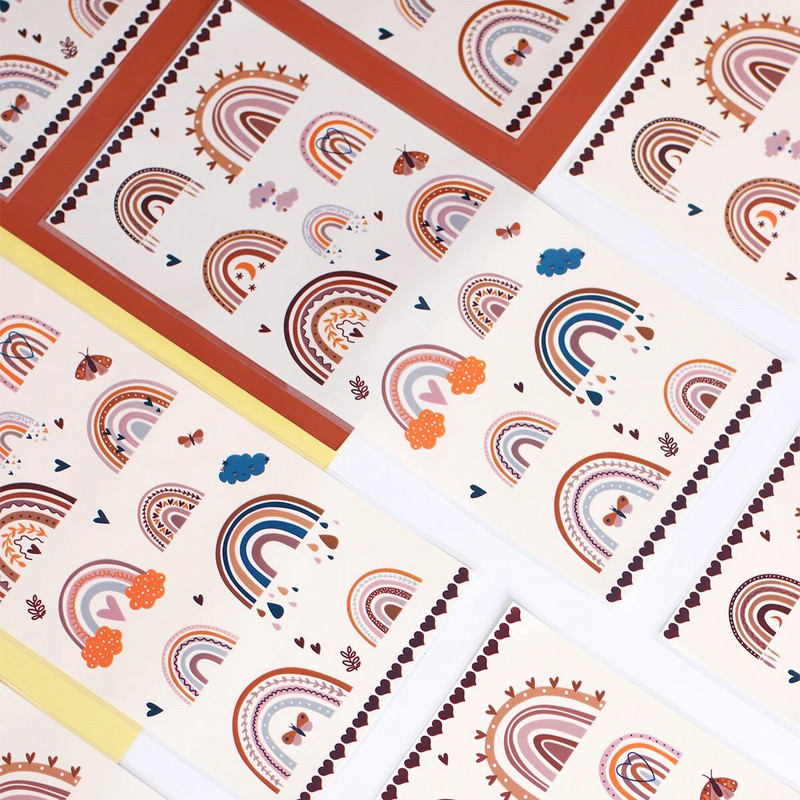 Boho Rainbow Plastične vrećice za darove Jungle Dinosaur Rep sirena Poklon vrećica za slatkiše Rođendansko vjenčanje Baby Shower Party Dekoracija