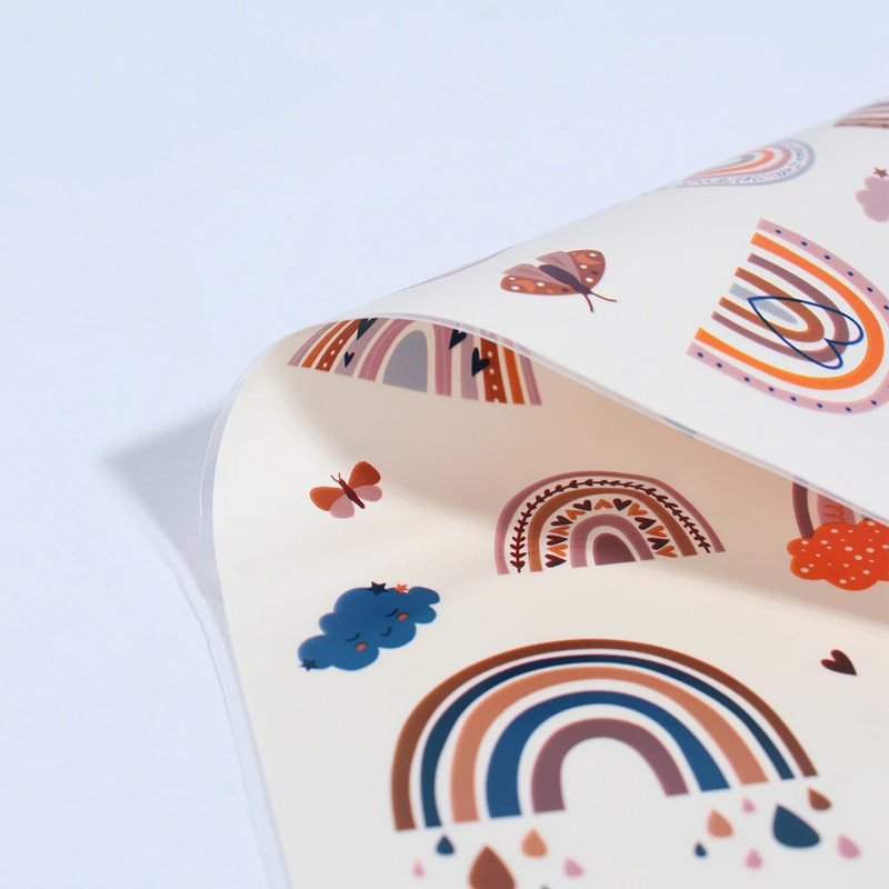 Boho Rainbow Plastične vrećice za darove Jungle Dinosaur Rep sirena Poklon vrećica za slatkiše Rođendansko vjenčanje Baby Shower Party Dekoracija