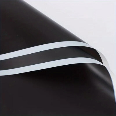 10 db vízálló fekete-fehér nemes ajándék virágos csomagolópapír