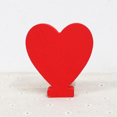 10 cm Punane puidust kunst käsitöö Vabalt seisev sünnipäev, pulm, süda Kodukaunistus Inglise tähed Tähestik Sõna Isikupärastatud nimekujundus