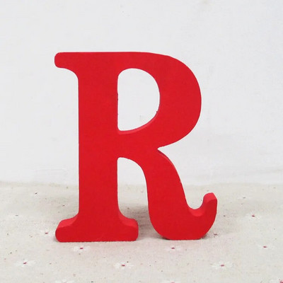 10 cm Punane puidust kunst käsitöö Vabalt seisev sünnipäev, pulm, süda Kodukaunistus Inglise tähed Tähestik Sõna Isikupärastatud nimekujundus