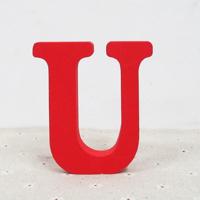 10 cm Punane puidust kunst käsitöö Vabalt seisev sünnipäev, pulm, süda Kodukaunistus Inglise tähed Tähestik Sõna Isikupärastatud nimekujundus