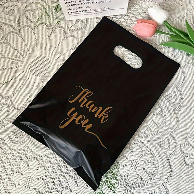 100 vnt. padėkos dovanų maišeliai svečiams. Dėkingumo dovanų maišelis „Dėkojame“ dovanų, skirtų gimtadienio dekoravimui, vakarėlio reikmenys Kūdikių dušas