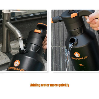OIMG Мултифункционална пръскачка за вода, ръчно налягане, автоматична лейка със спрей, градинско напояване, почистване, измиване, лейка