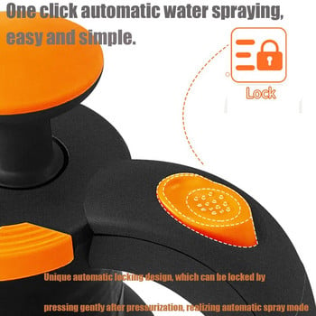 OIMG Мултифункционална пръскачка за вода, ръчно налягане, автоматична лейка със спрей, градинско напояване, почистване, измиване, лейка