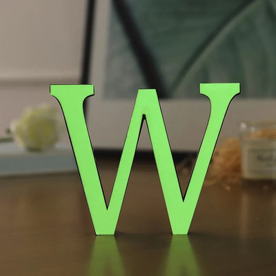 PVC 3D 10cm šviečiančios raidės sienų apdaila Ekologiškas plastikas angliškos abėcėlės amatai dekoratyviniai