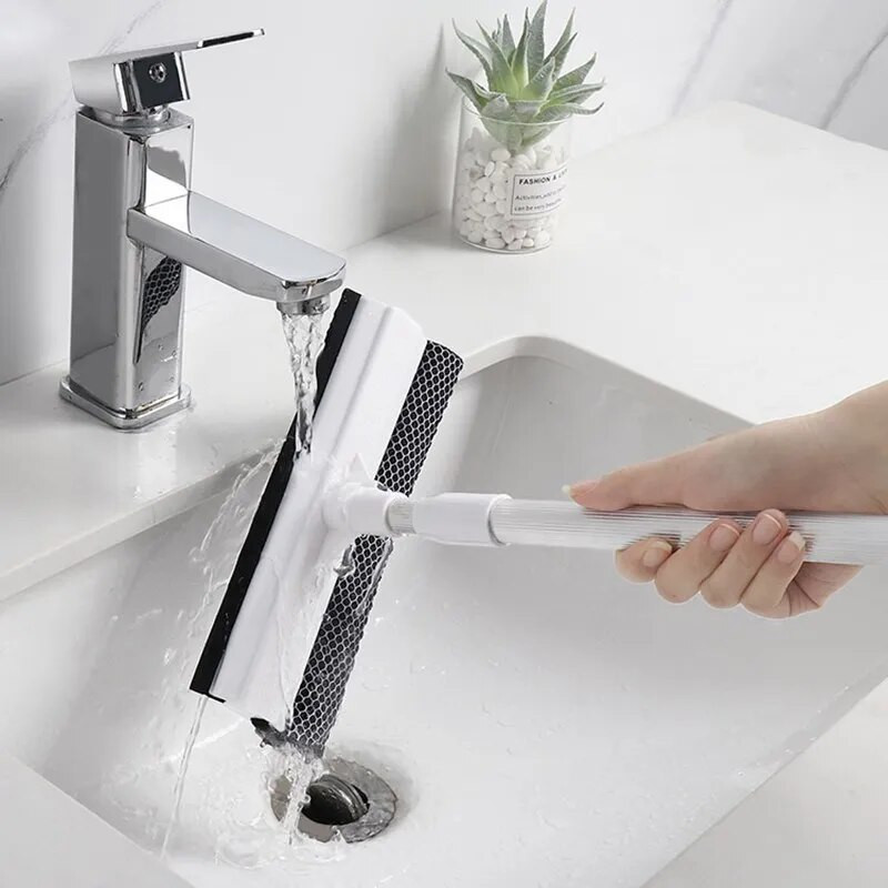 Klaasi akende puhastustööriist Kahepoolne aknapesuri kaabits Vannitoa puhastuskraabits Autoakende pesuhari Aknapuhastusvahend