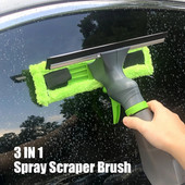 3 vienā auto putu mazgātājs vējstiklu tīrītāju birste Mop dvielis logu stikla skrāpis tīrīšanas līdzeklis mājsaimniecības tīrīšanai Auto piederumi
