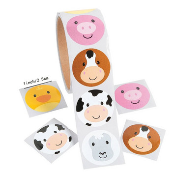 6 τεμ. χαρτοκιβώτιο τσάντες δώρου ζώων Farmland Χάρτινη τσάντα συσκευασίας μπισκότων καραμέλας για παιδική φάρμα Προμήθειες για πάρτι γενεθλίων ζώων με θέμα