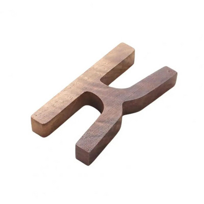 NOVO Nordijski stil Slovo od crnog oraha Ukrasna kombinacija slova Zidna dekoracija DIY Slovo Dekoracija doma Drvena abeceda