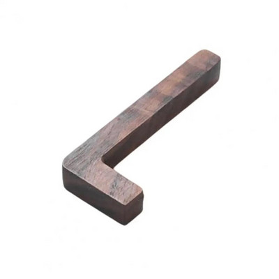 NOVO Nordijski stil Slovo od crnog oraha Ukrasna kombinacija slova Zidna dekoracija DIY Slovo Dekoracija doma Drvena abeceda