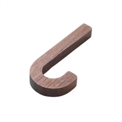 NOVO Nordijski stil Slovo od crnog oraha Ukrasna kombinacija slova Zidna dekoracija DIY Slovo Dekoracija doma Drvena abeceda