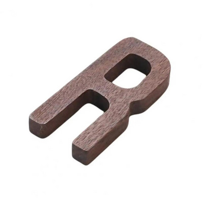 NOVO Nordijski stil Slovo od crnog oraha Ukrasna kombinacija slova Zidna dekoracija DIY Slovo Dekoracija doma Drvena abeceda